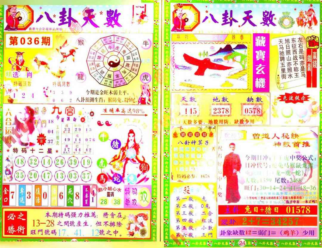 036期八卦天数[图]