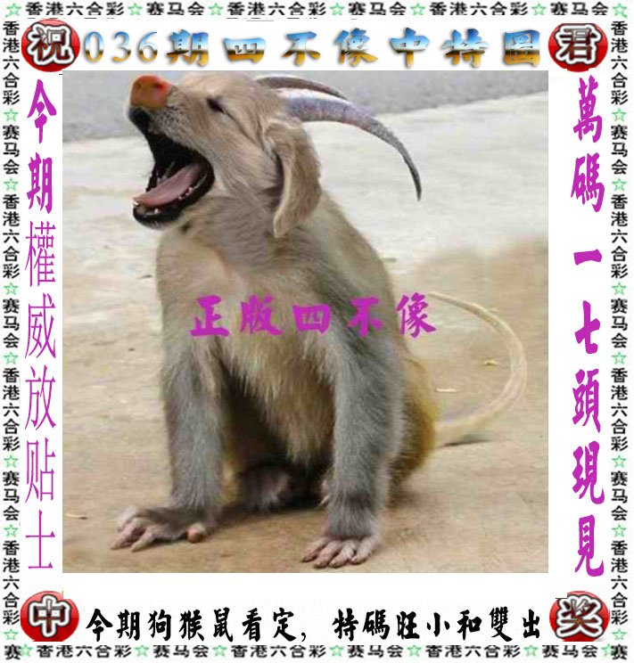 036期正版四不像[图]